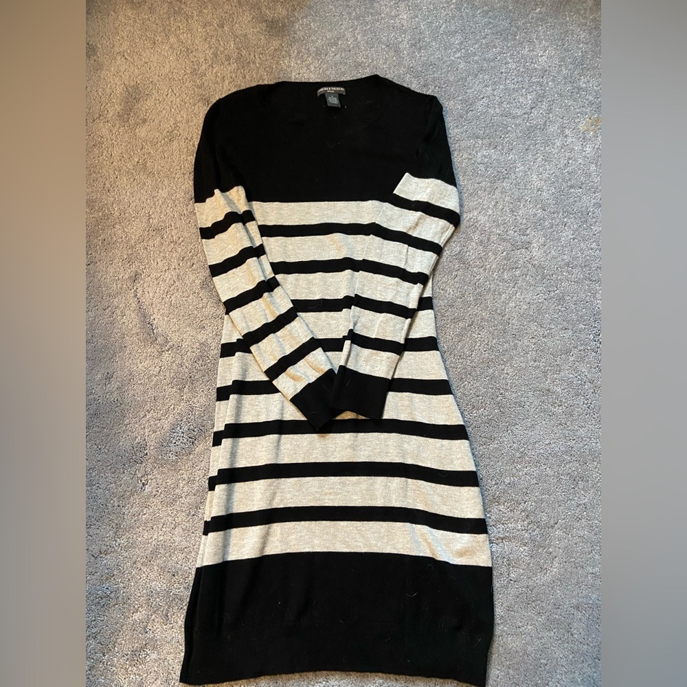 Chelsea and Theodore sweater dress